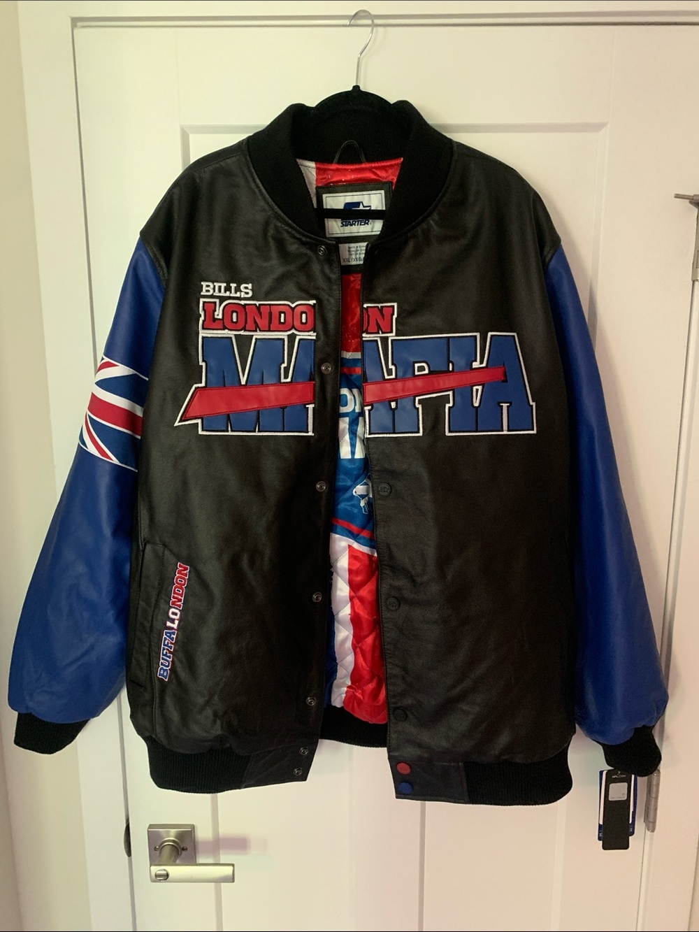 Starter Buffalo Bills London Mafia Varsity Jacket